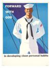 JOSEPH BINDER (1898-1972). FORWARD WITH GOD. Group of 12 posters. 1954. Each approximately 18x13 inches, 48x34 cm.